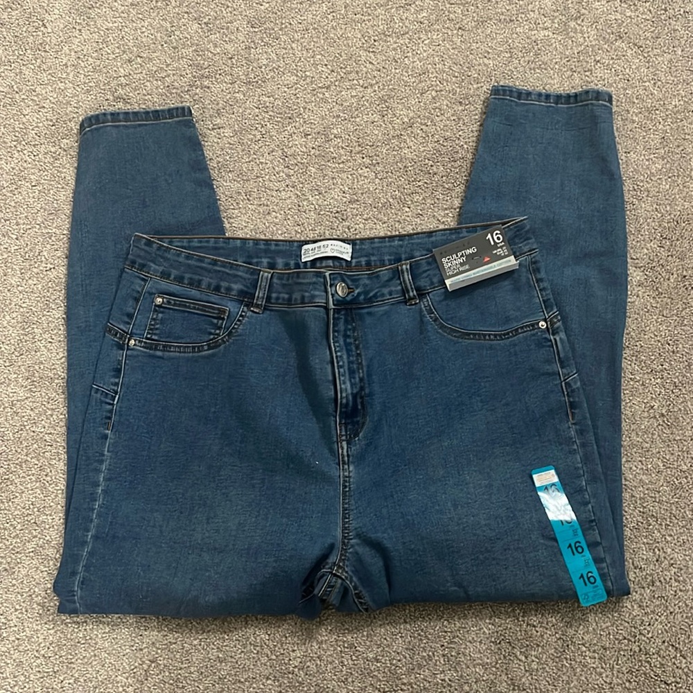 Primark sculpting skinny super high rise jeans